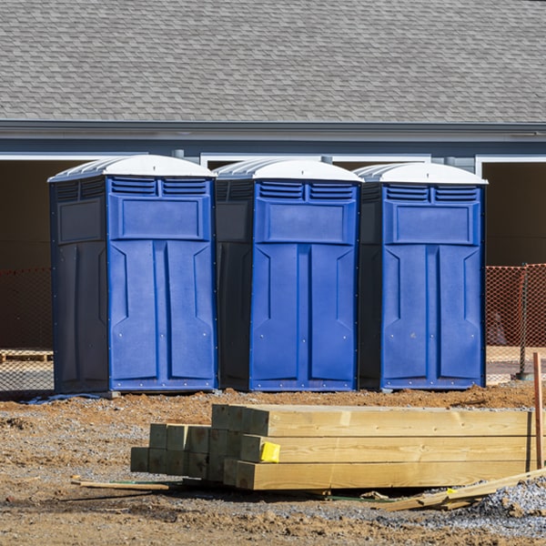 can i customize the exterior of the porta potties with my event logo or branding in Butler